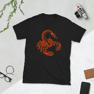 Orange Scorpio T-shirt