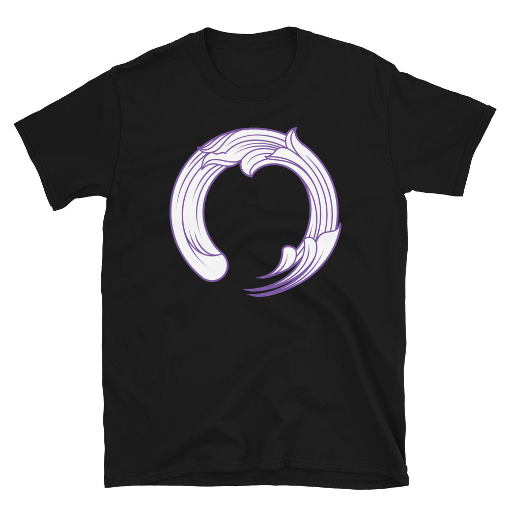 Purple ring-spun cotton Zen-Circle T-Shirt