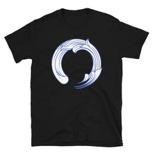 Blue ring-spun cotton Zen-Circle T-Shirt
