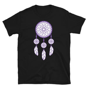 Purple ring-spun cotton Dreamcatcher T-Shirt