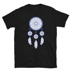 Blue ring-spun cotton Dreamcatcher T-Shirt