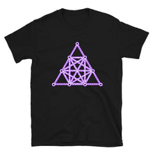 Purple ring-spun cotton Tetraktys T-Shirt