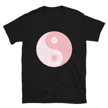 Pink ring-spun cotton Yin-Yang T-Shirt