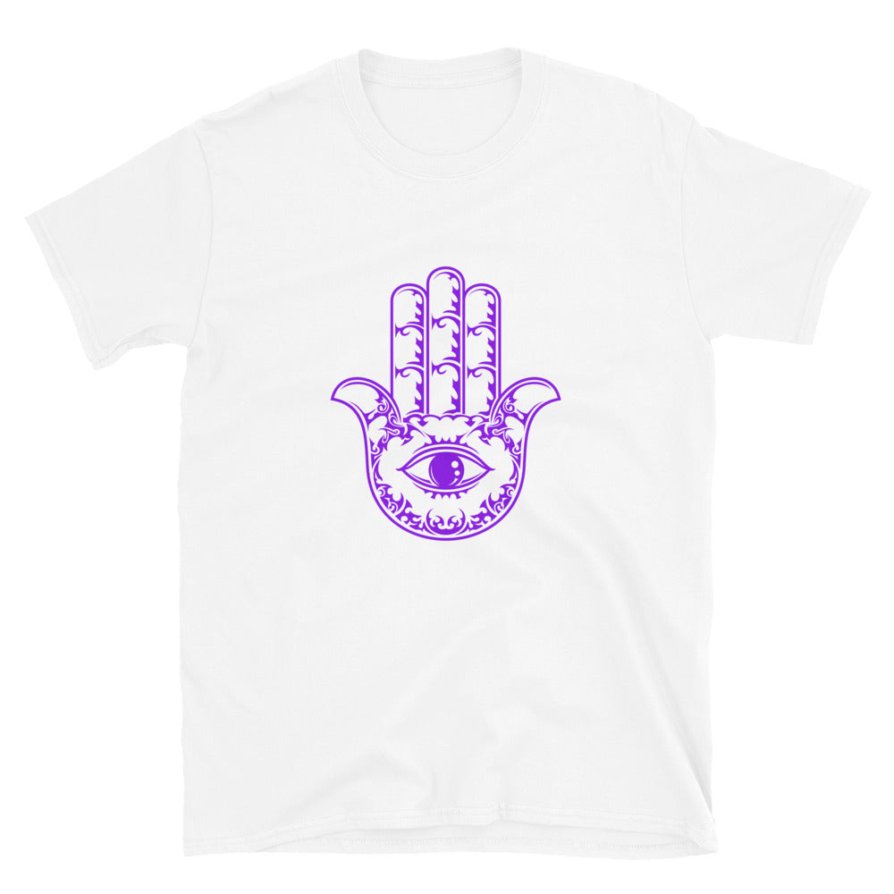 Purple Hamsa "Hamesh-Khamesh" T-shirt