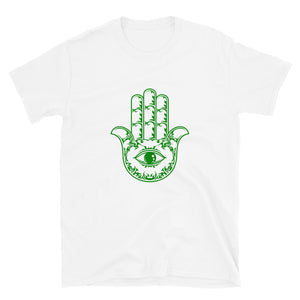 Green Hamsa "Hamesh-Khamesh" T-shirt
