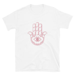 Pink Hamsa "Hamesh-Khamesh" T-shirt