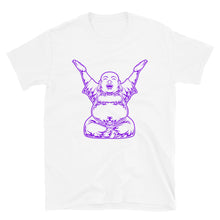 Purple Laughing Buddha T-shirt