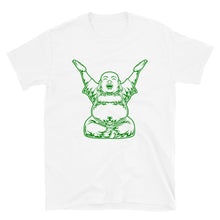 Green Laughing Buddha T-shirt