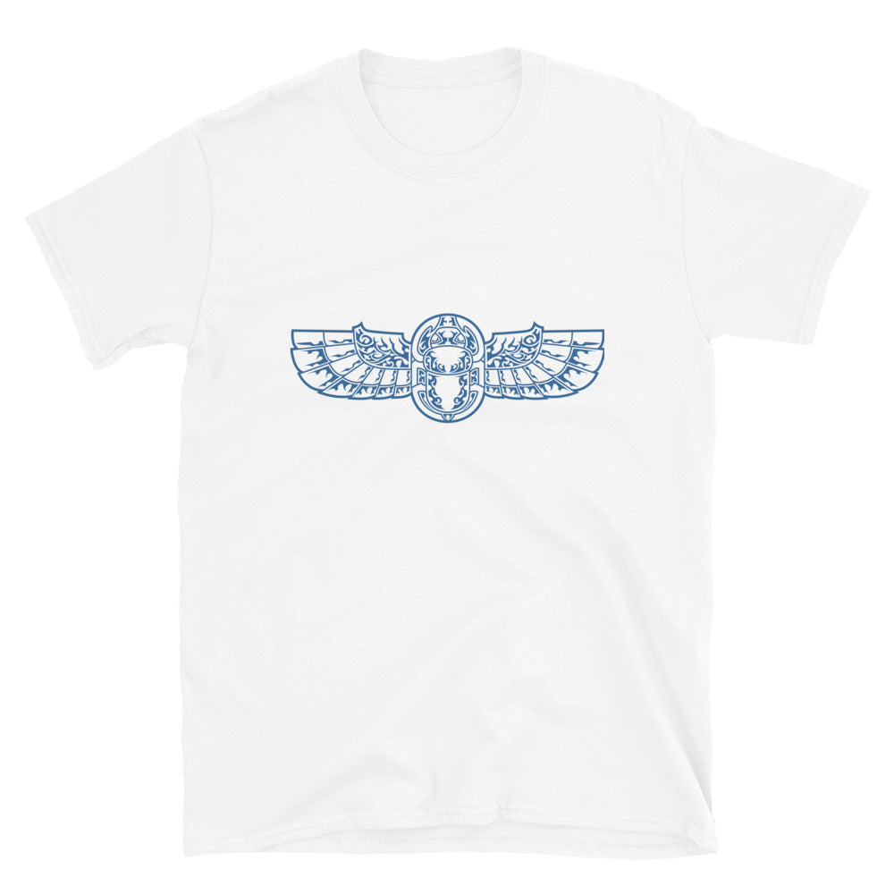Blue The Winged Scarab T-Shirt