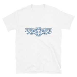 Blue The Winged Scarab T-Shirt