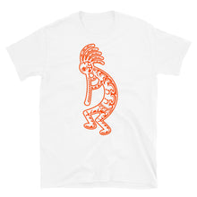 Orange Kokopelli T-shirt