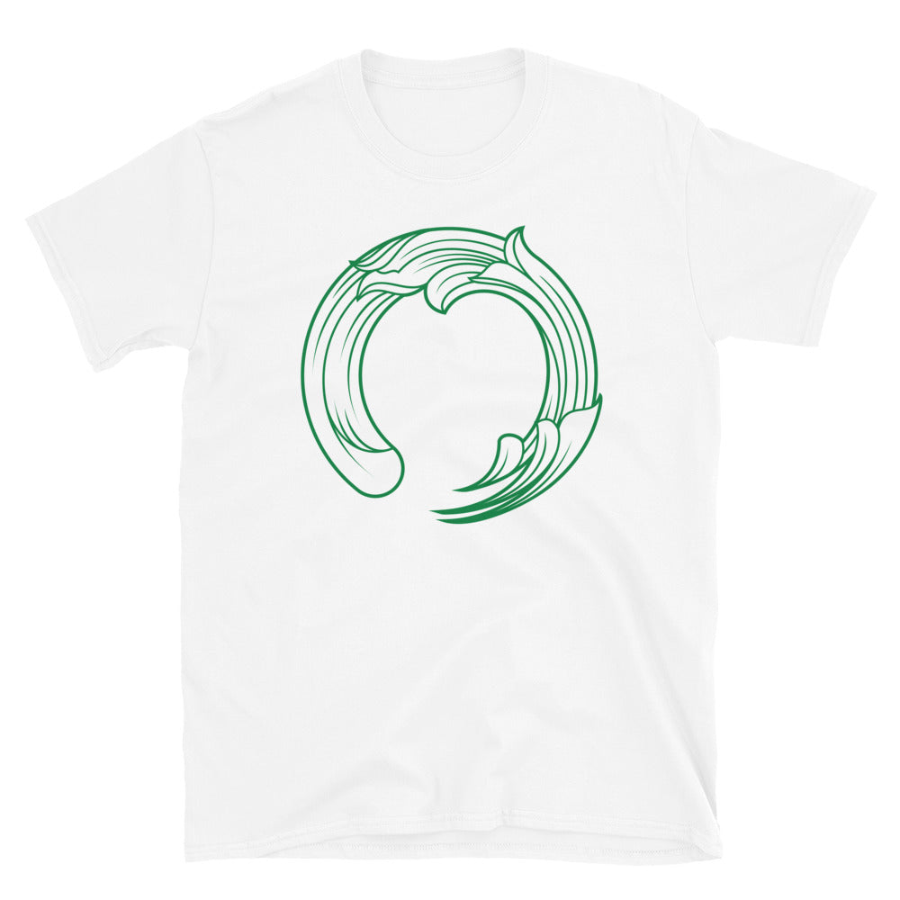Green ring-spun cotton Zen-Circle T-Shirt