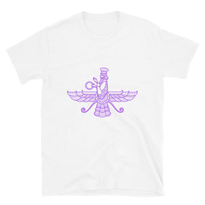 Purple Faravahar T-Shirt