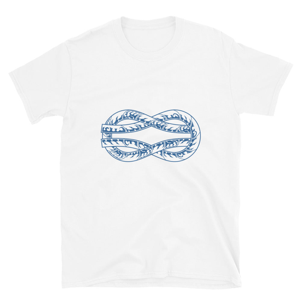 Blue ring-spun cotton Hercules Knot T-Shirt