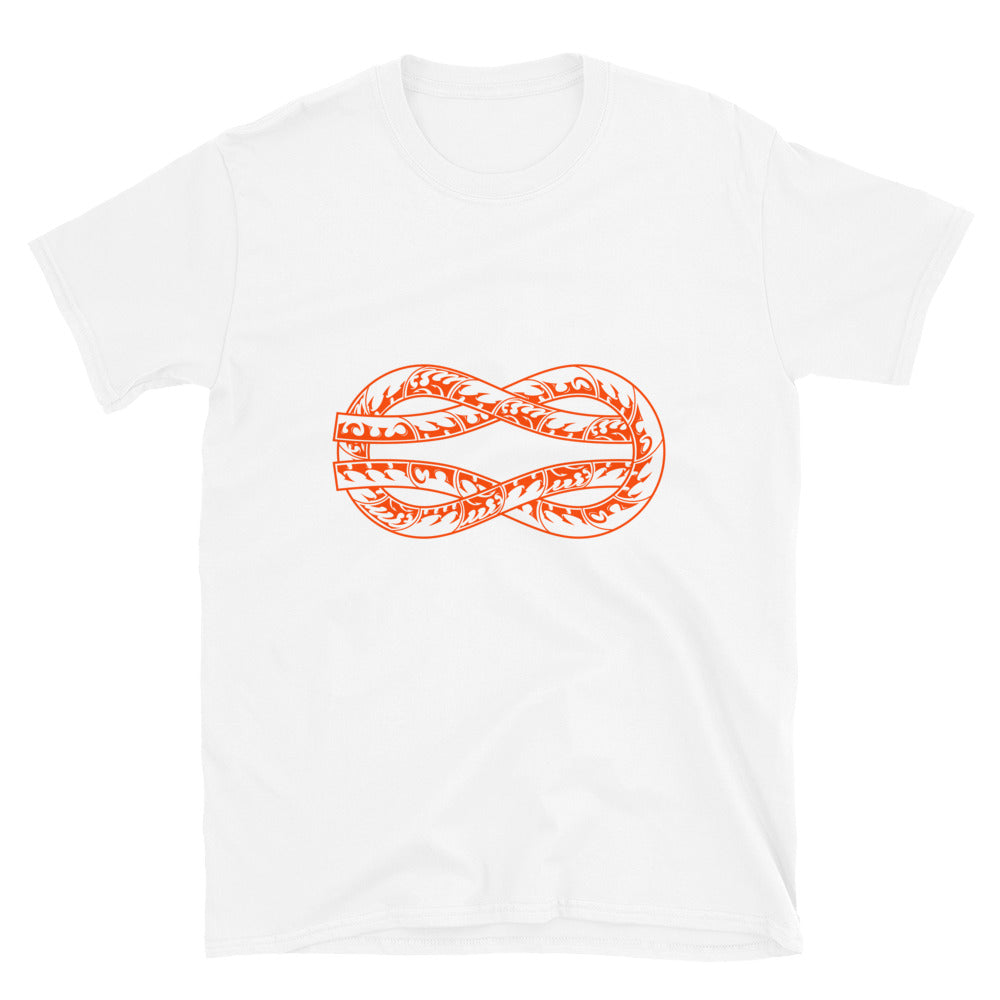 Orange ring-spun cotton Hercules Knot T-Shirt