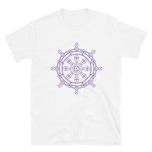 Purple Dharmachakra T-Shirt