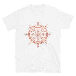 Orange Dharmachakra T-Shirt