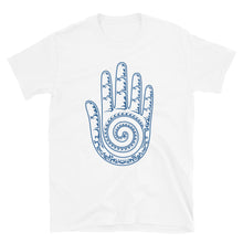Blue ring-spun cotton Shaman's Healing Hand T-Shirt