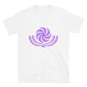Purple Georgian Sun Wheel Borjgali T-Shirt