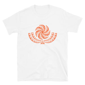 Orange Georgian Sun Wheel Borjgali T-Shirt