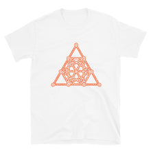 Orange ring-spun cotton Tetraktys T-Shirt
