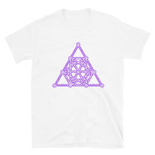 Purple ring-spun cotton Tetraktys T-Shirt