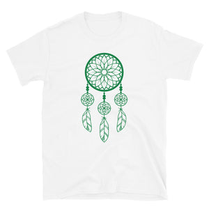 Green ring-spun cotton Dream Catcher T-Shirt