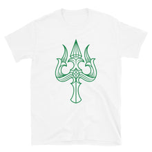 Green ring-spun cotton Trishula T-Shirt