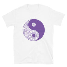 Purple ring-spun cotton Yin-Yang T-Shirt