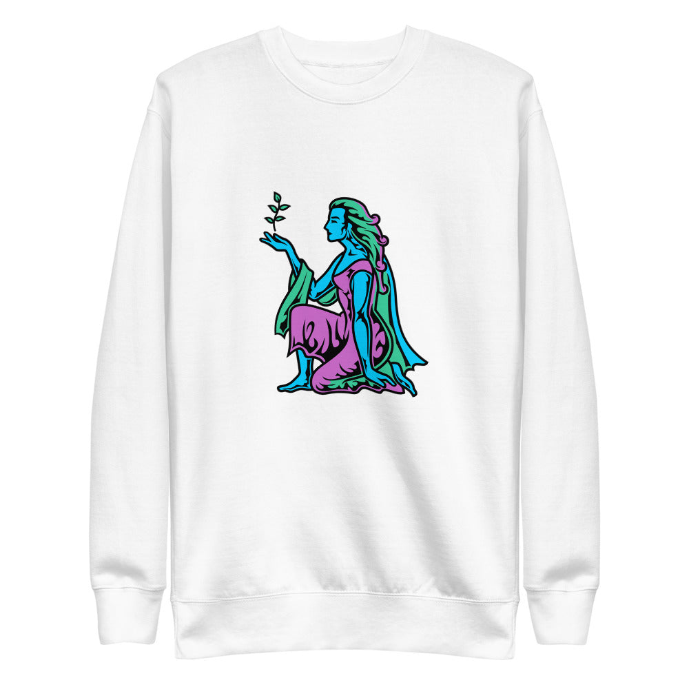Virgo_ColorsBPG Multi-Color Fleece Sweatshirt