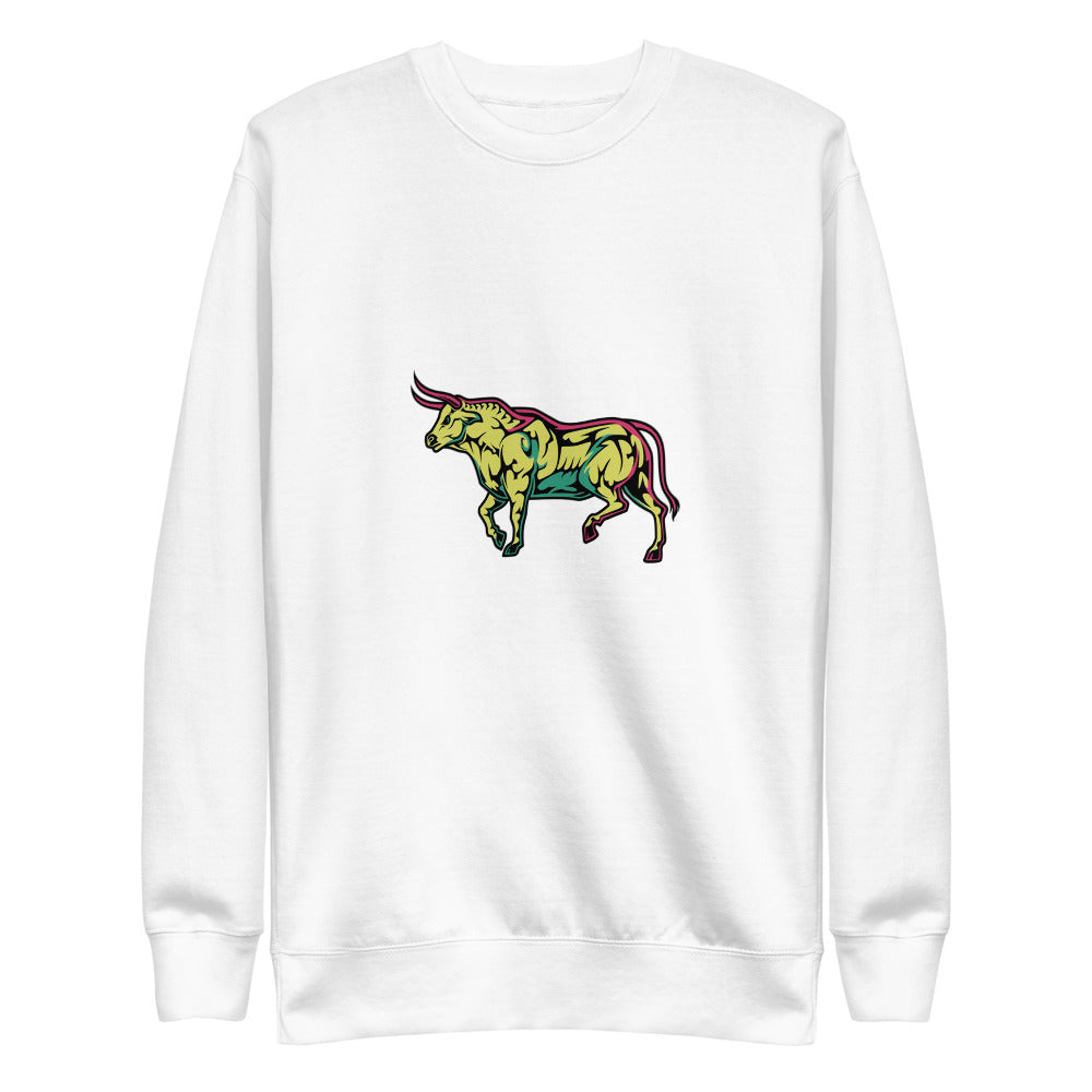 Taurus_ColorsGYR Multi-Color Fleece Sweatshirt