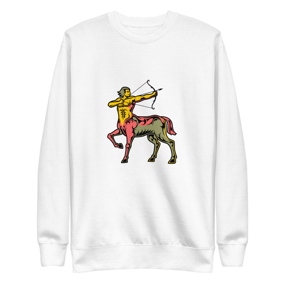 Sagittarius_ColorsYRG Multi-Color Fleece Sweatshirt