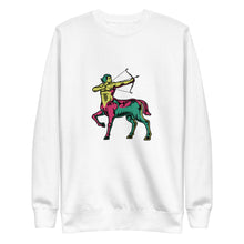 Sagittarius_ColorsGYR Multi-Color Fleece Sweatshirt
