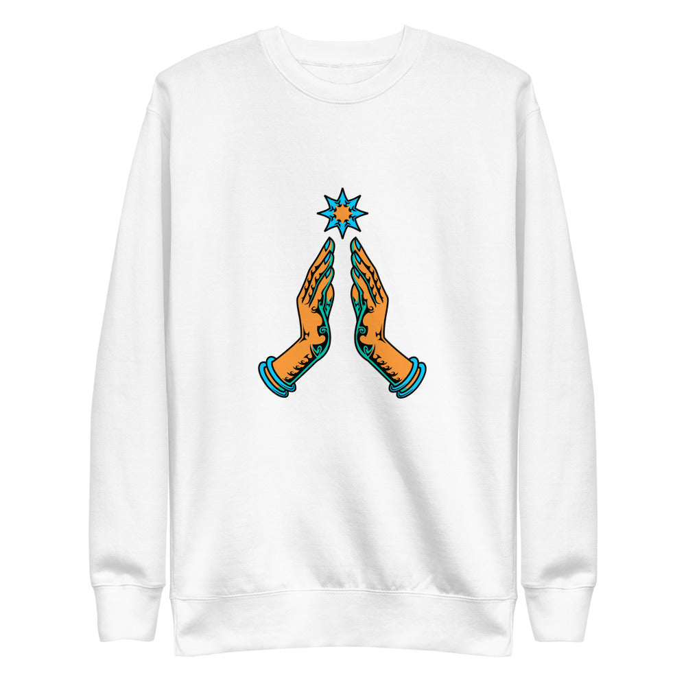 Namaste_BGOColors Multi-Color Fleece Sweatshirt