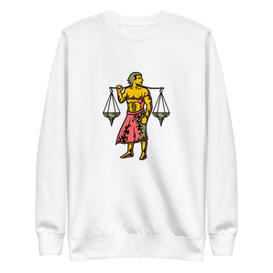 Libra_ColorsYRG Multi-Color Fleece Sweatshirt