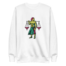 Libra_ColorsGYR Multi-Color Fleece Sweatshirt