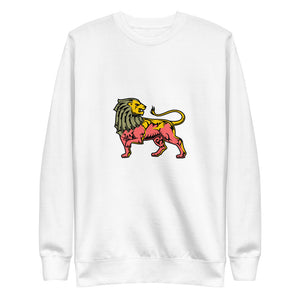Leo_ColorsYRG Multi-Color Fleece Sweatshirt
