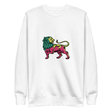 Leo_ColorsGYR Multi-Color Fleece Sweatshirt