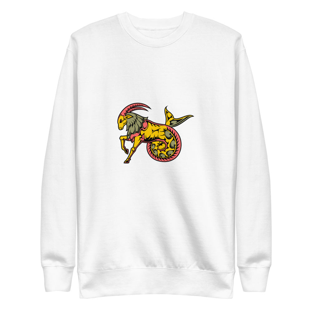 Capricorn_ColorsYRG Multi-Color Fleece Sweatshirt