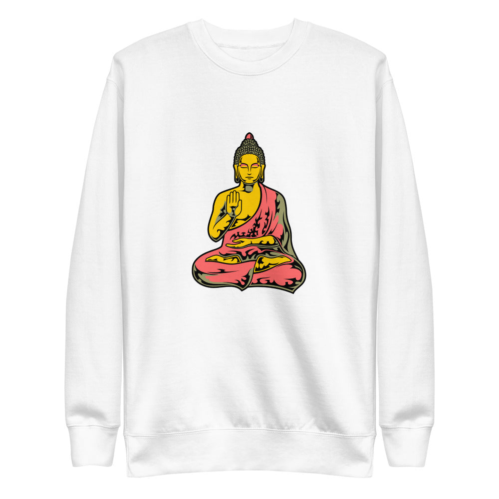 Buddha_Colors_YRG Multi-Color Fleece Sweatshirt
