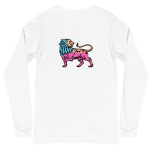Leo_ColorsMBO Multi-Color Long Sleeve Tee Front - Back Design