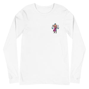 Libra_ColorsMBO Multi-Color Long Sleeve Tee Front - Back Design