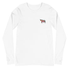 Taurus_ColorsMBO Multi-Color Long Sleeve Tee Front - Back Design